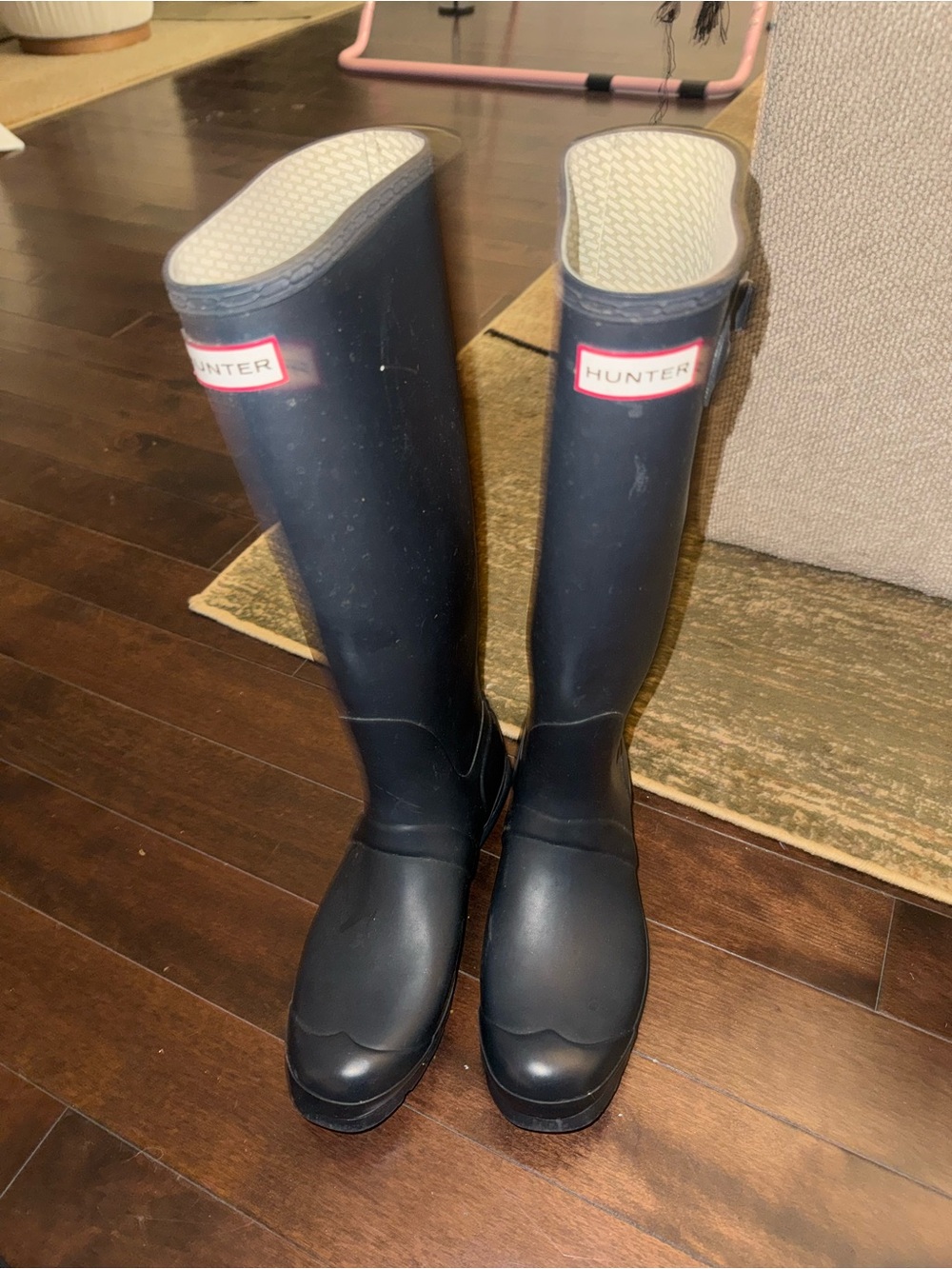 Hunter size 9 navy